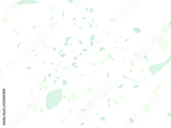 Obraz 舞う葉っぱ透過背景