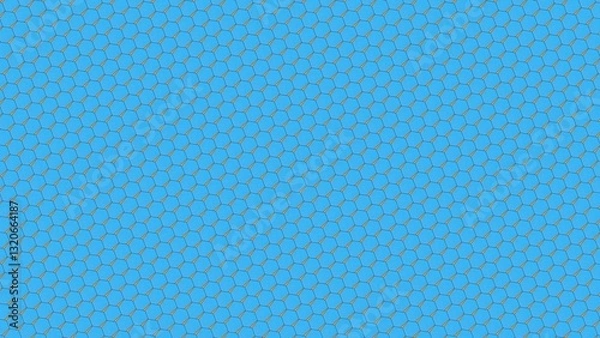 Fototapeta Abstract geometric background - Hexagonal mosaic with paste Colour gradient background 4K