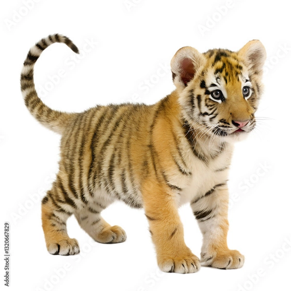 Obraz Tiger Cub. PNG.