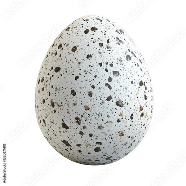 Obraz Speckled egg on transparent background isolated on transparent background 