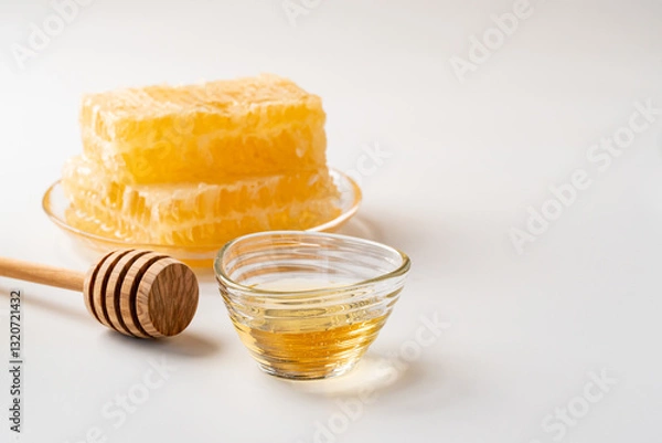 Obraz 美しいはちみつと蜂の巣コームハニー