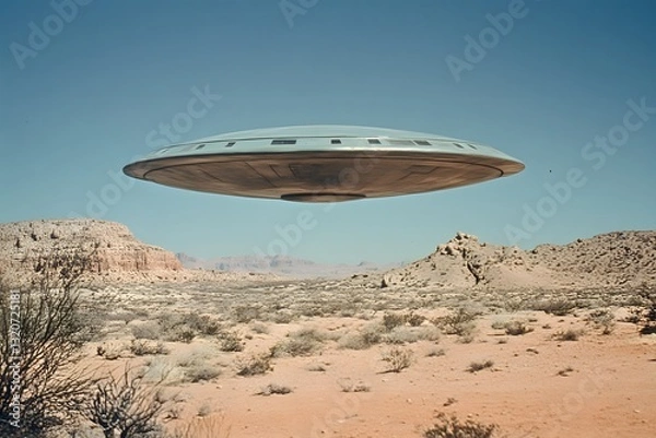 Fototapeta UFO, Generative AI	