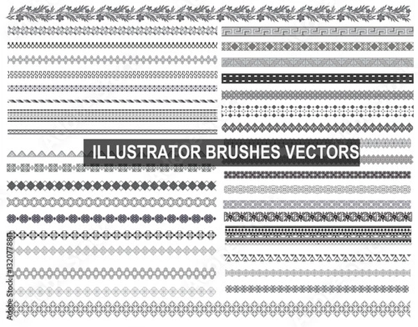Fototapeta Illustrator Brushes Vectors