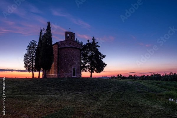 Obraz Tramonto in Val d'Orcia