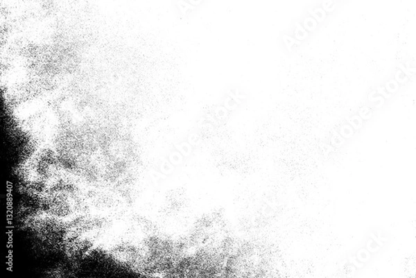 Fototapeta Abstract grunge black and white distressed texture background