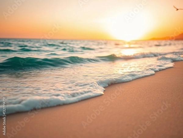 Obraz sunset on the beach