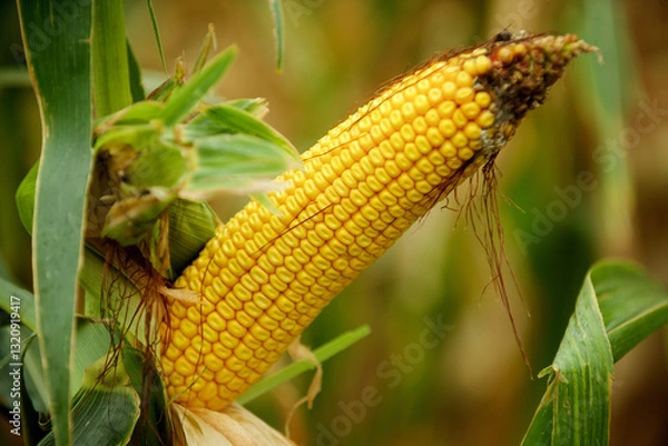 Obraz ripe corn in the field