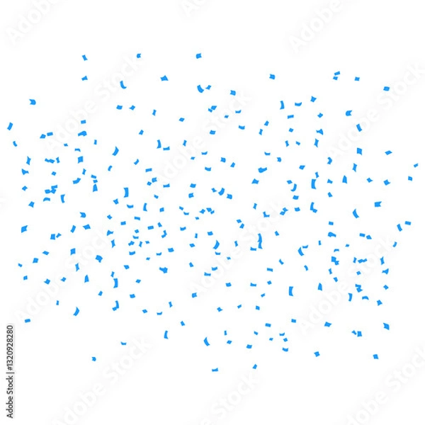 Obraz Blue Confetti Background Illustration