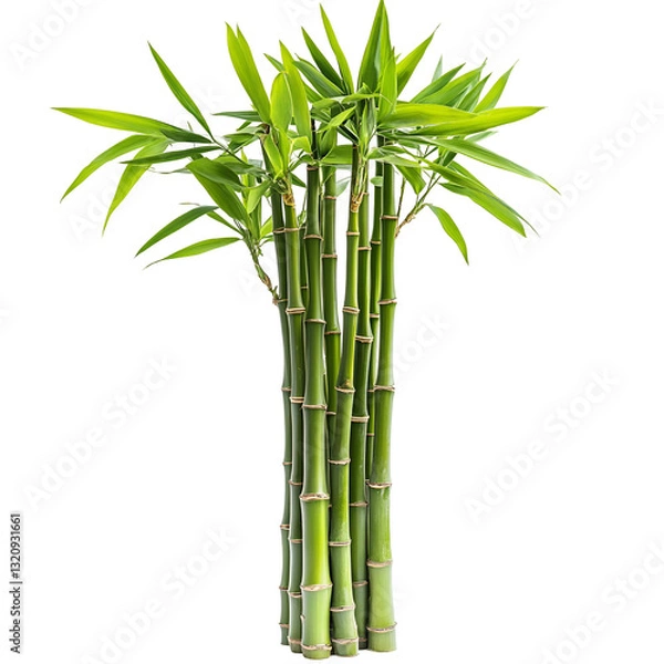 Obraz bamboo isolated on white background