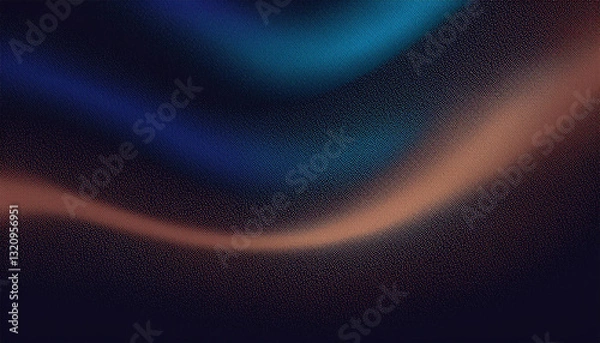 Fototapeta dark grainy gradient abstract halftone background color blending effect aesthetic texture