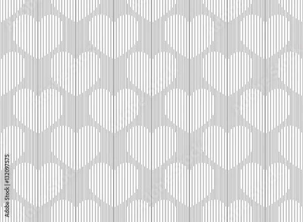 Fototapeta Heart shaped modern line pattern vector background