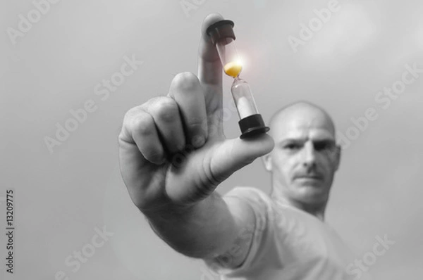 Obraz le temps s'écoule