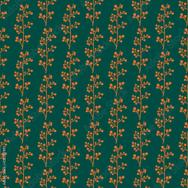 Obraz Seamless floral Pattern. Sketch.
