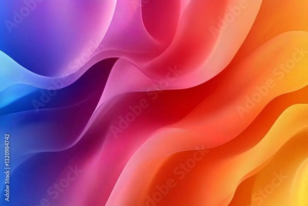 Fototapeta abstract rainbow background. generative ai