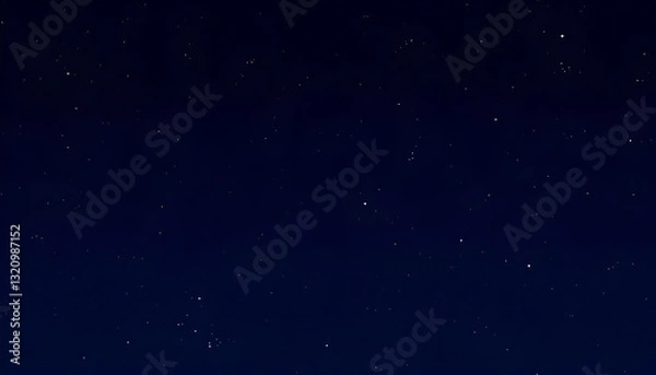Obraz Starry Sky with Stars – A Glimpse into the Infinite Cosmos