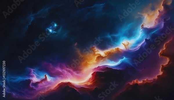 Obraz Cosmic Nebula Symphony