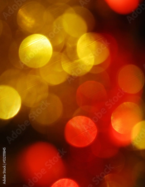 Obraz red and gold background