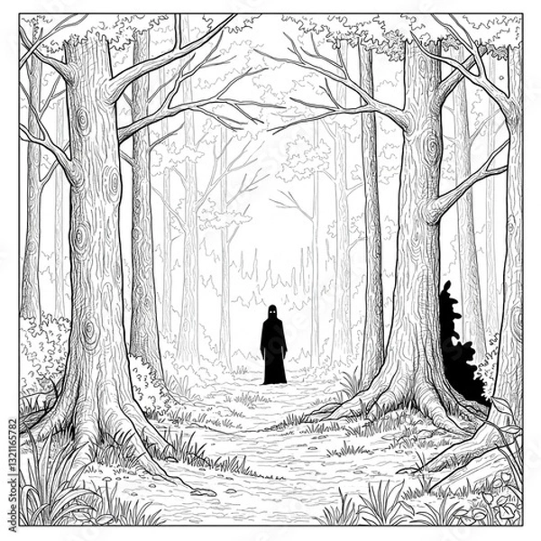 Fototapeta The images may seem a bit unsettling at first, but that's okay. They reflect the sometimes-challenging nature of anxiety. But by coloring, you're not just filling in lines; you're bringing light to th