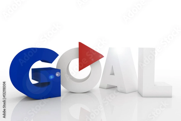 Obraz goal_red triangle