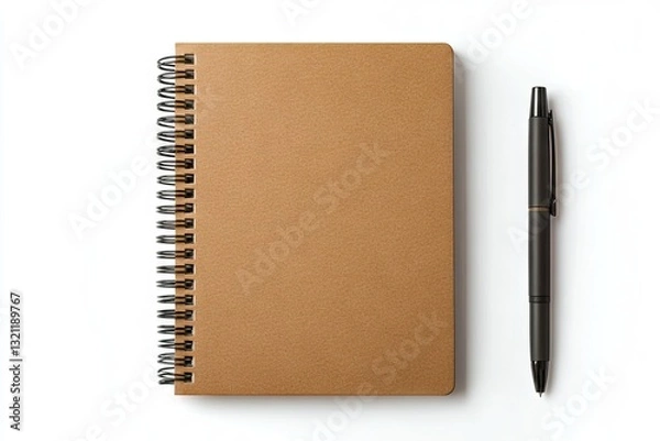 Obraz Blank notebook and pen