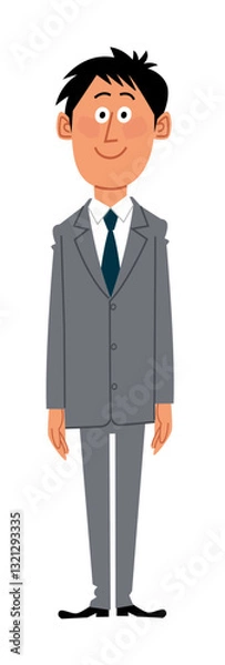 Obraz 新入社員の男性