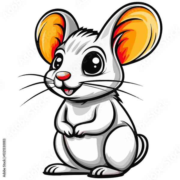 Fototapeta  Happy Cartoon Mouse