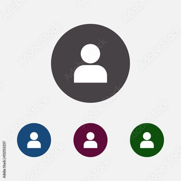 Obraz user icon illustration