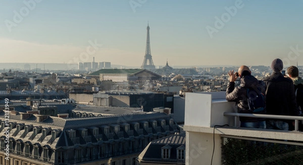 Obraz View of the roofs of Paris.