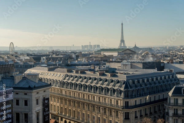 Obraz View of the roofs of Paris.