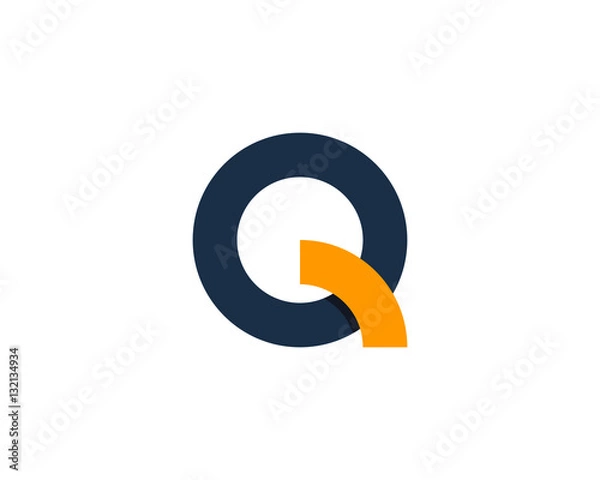 Obraz Letter Q Simple Logo Design Element