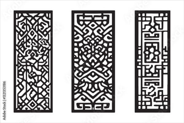 Fototapeta High-Quality Laser-Cut Pattern Bundle,
