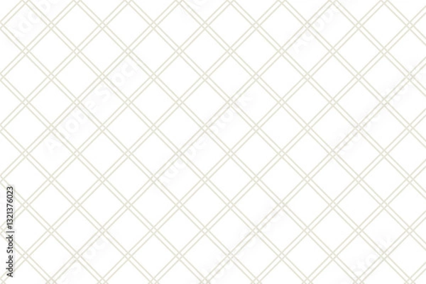 Obraz Simple Plaid Pattern with Diagonal Lines seamless Pattern Background