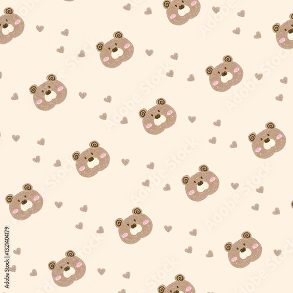 Obraz seamless pattern with teddy bears