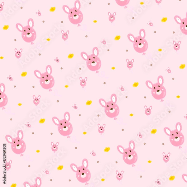 Obraz seamless pattern with rabbit