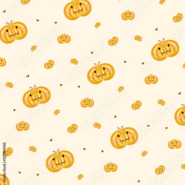 Obraz halloween seamless pattern