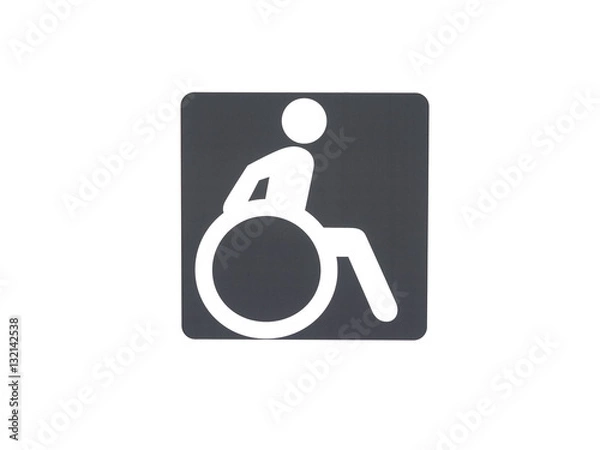 Obraz Disabled service sign