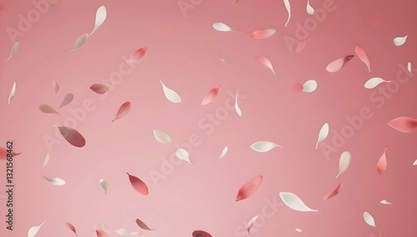 Obraz pink petals background