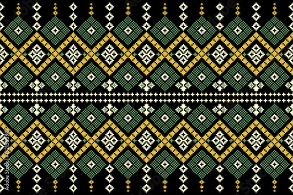 Obraz Green Pixel Element pattern backgrounds