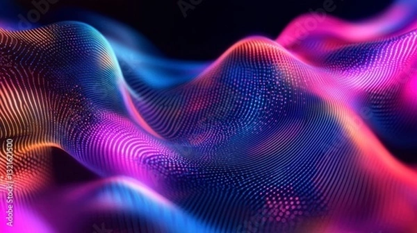 Fototapeta Colorful Wave Pattern Design