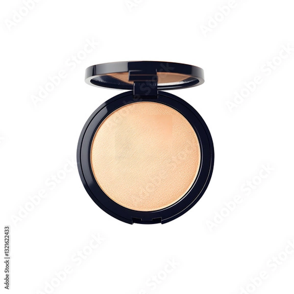 Obraz Elegant Compact Powder Case With Subtle Shimmer Finish for Flawless Complexion