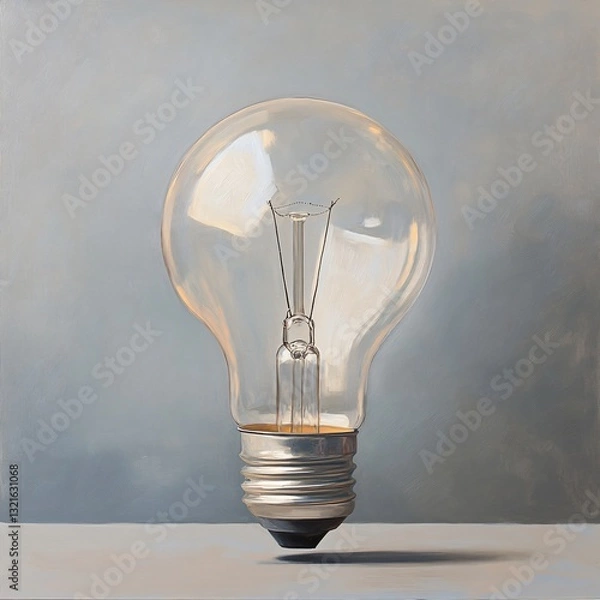 Obraz Innovative Light Bulb Concept for Creative Solutions and Success