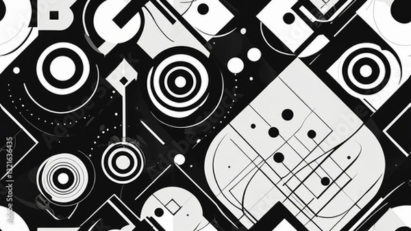 Fototapeta abstract seamless pattern