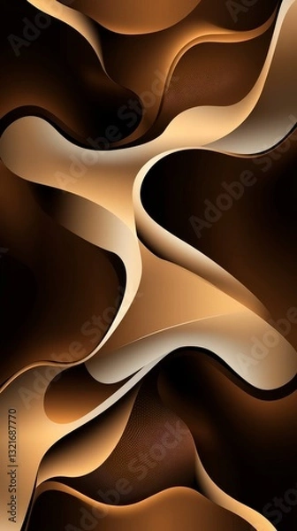 Obraz Stunning Abstract Graphic Design with Elegant Color Transitions