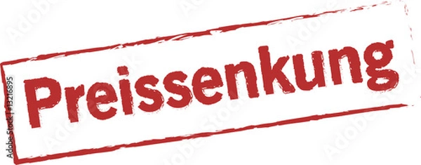 Obraz Stempel Preissenkung