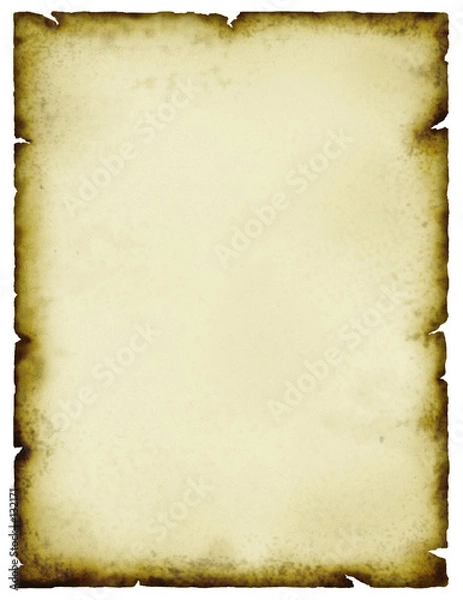 Fototapeta stained parchment