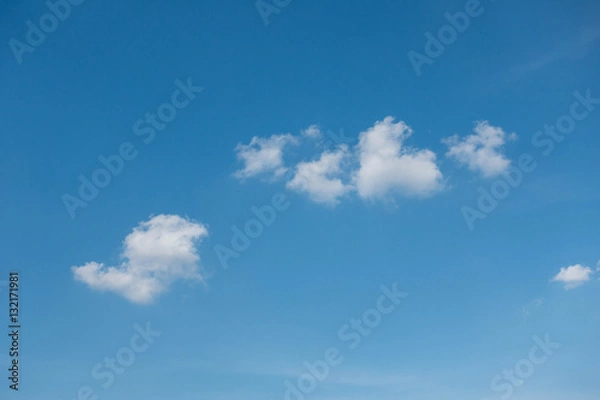 Fototapeta blue sky with cloud