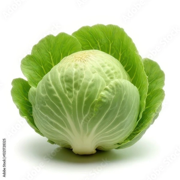 Fototapeta Whole Green Cabbage