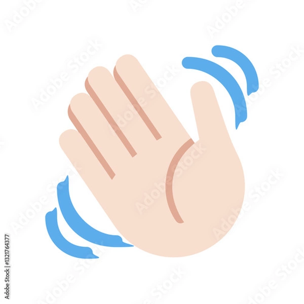 Fototapeta Waving Hand

