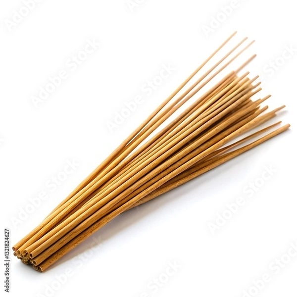 Fototapeta Glass jar with toothpicks and spaghetti sticks