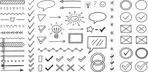 Obraz Hand draw item